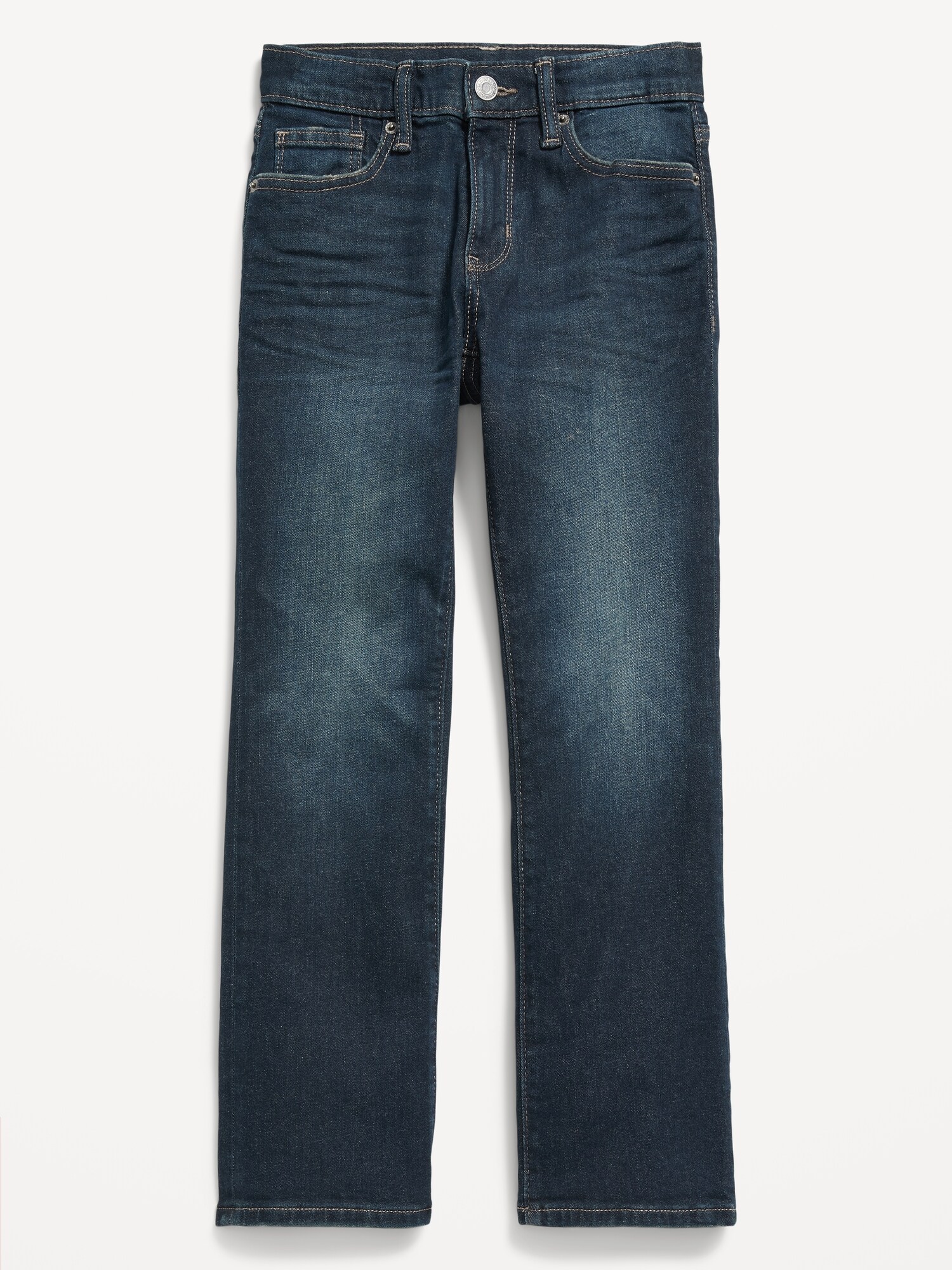 Джинсы Old Navy Built-In Flex Boot-Cut Jeans для мальчиков, цвет: Тёмная варка — фото 3