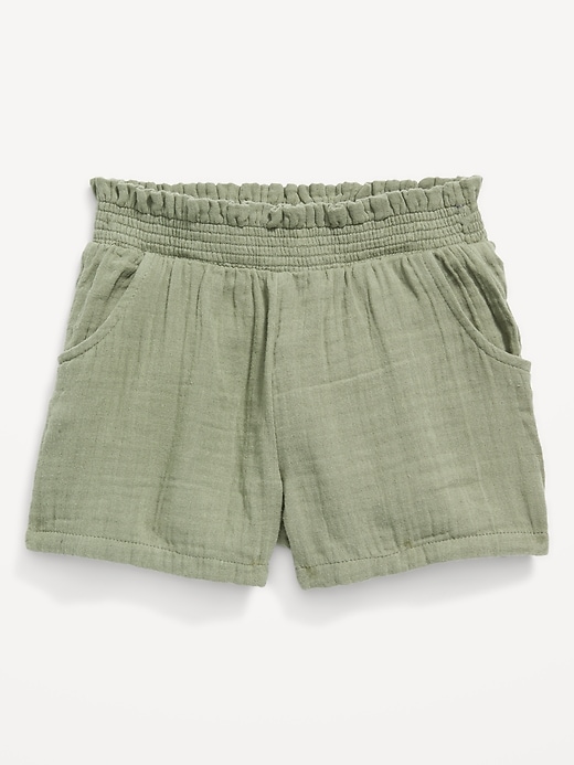 Smocked-Waist Pull-On Shorts for Toddler Girls | Old Navy