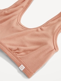 View large product image 3 of 8. Rib-Knit Bralette Top