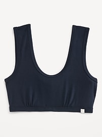View large product image 4 of 8. Rib-Knit Bralette Top
