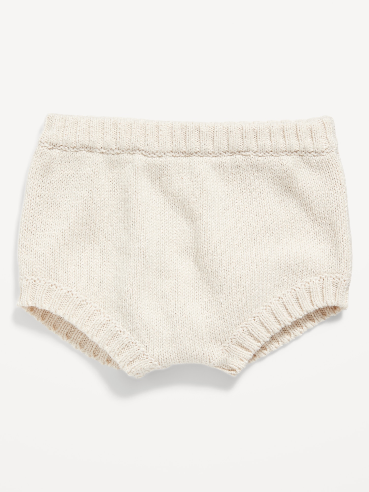 Old Navy Ruffled Sweater-Knit Bloomer Shorts for Baby beige. 1