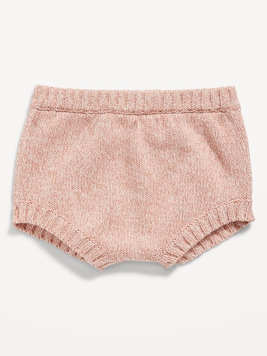 View large product image 1 of 1. Ruffled Sweater-Knit Bloomer Shorts for Baby