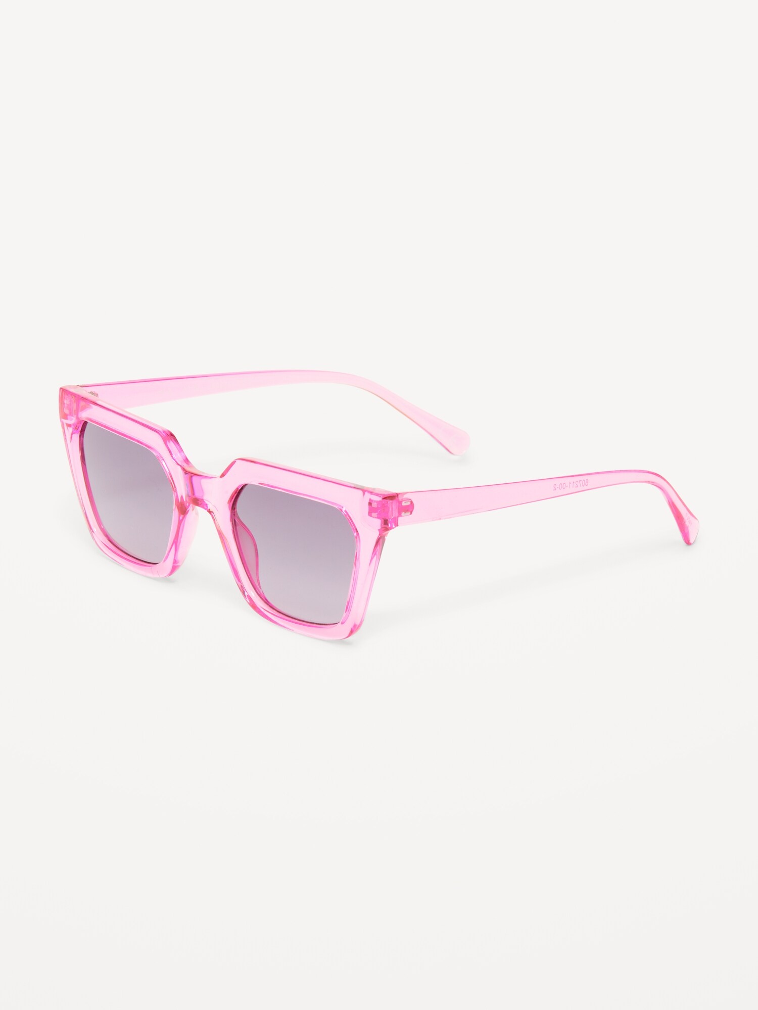 Square transparent hot sale sunglasses