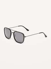 View large product image 3 of 3. Wire-Frame Aviator Sunglasses