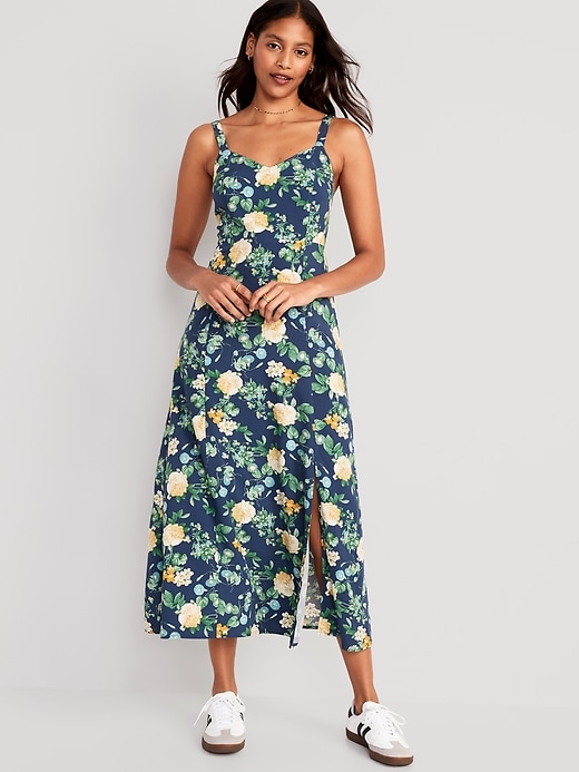 Matching Floral Maxi Slip Dress for Women