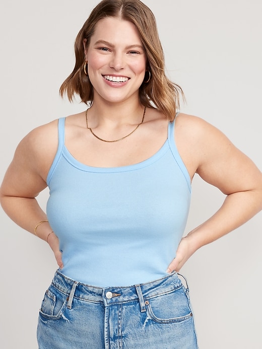 Fitted Rib-Knit Cami Top | Old Navy