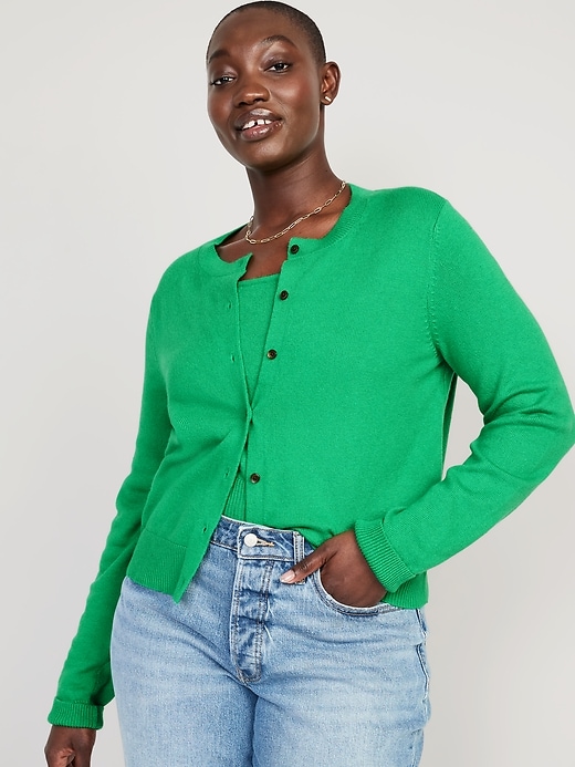 Image number 5 showing, Cropped Cozy-Knit Cardigan
