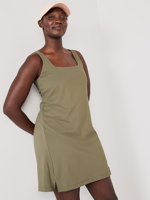 Image number 3 showing, PowerSoft Square-Neck Athletic Dress