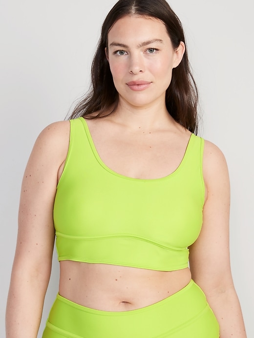 Balance Women's Scoop Neck Bikini Top - Graphic Green – LifeBrite Active