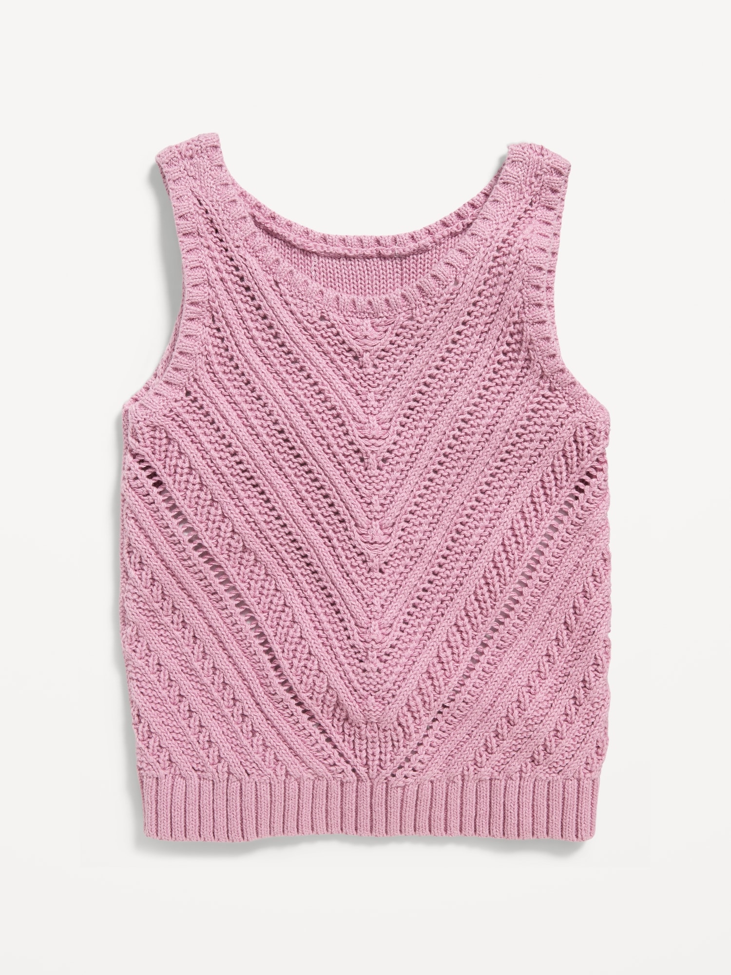 Old Navy Sleeveless Sweater-Knit Tank for Toddler Girls purple. 1