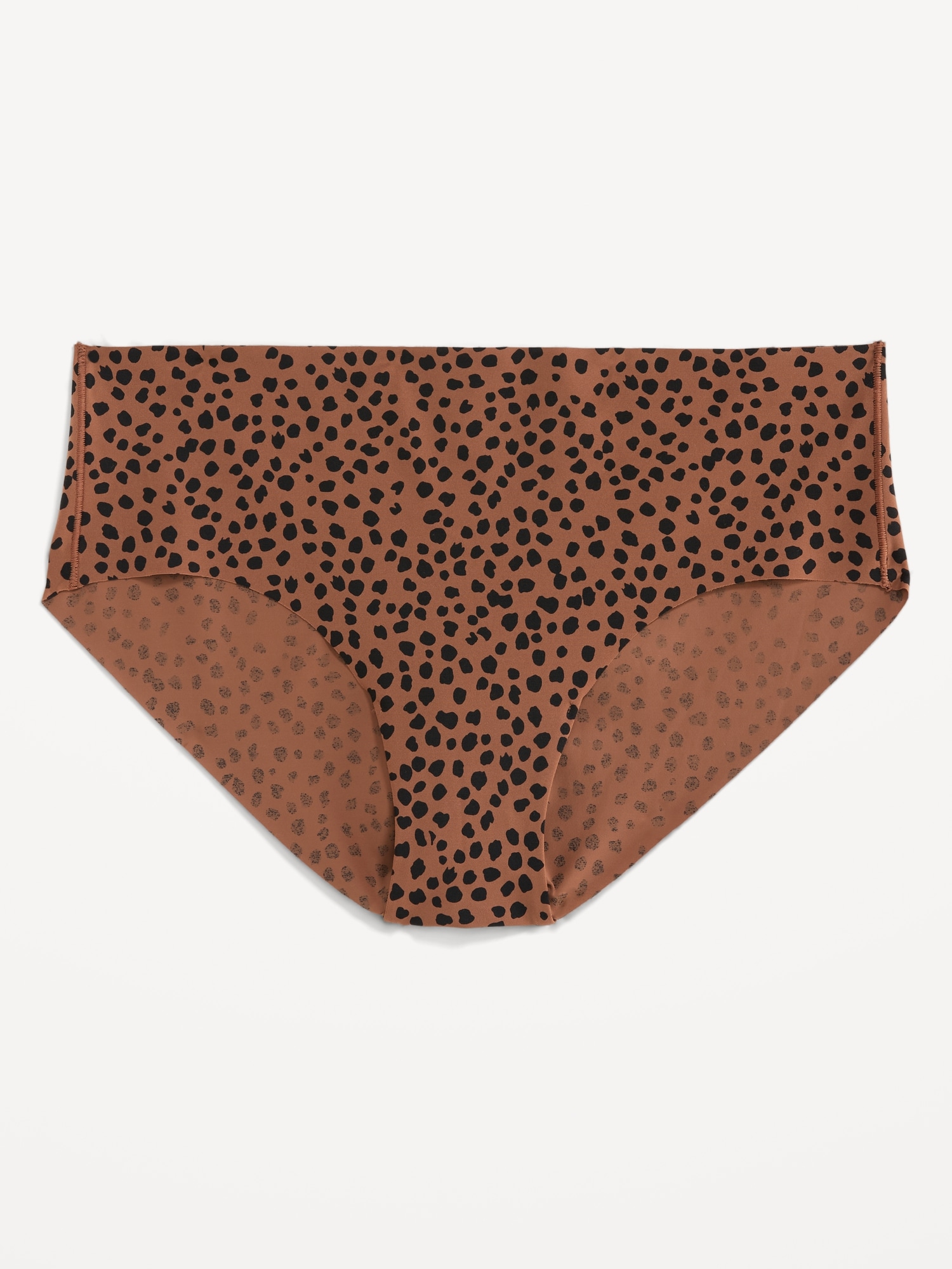 Old Navy Low-Rise Soft-Knit No-Show Hipster Underwear brown. 1