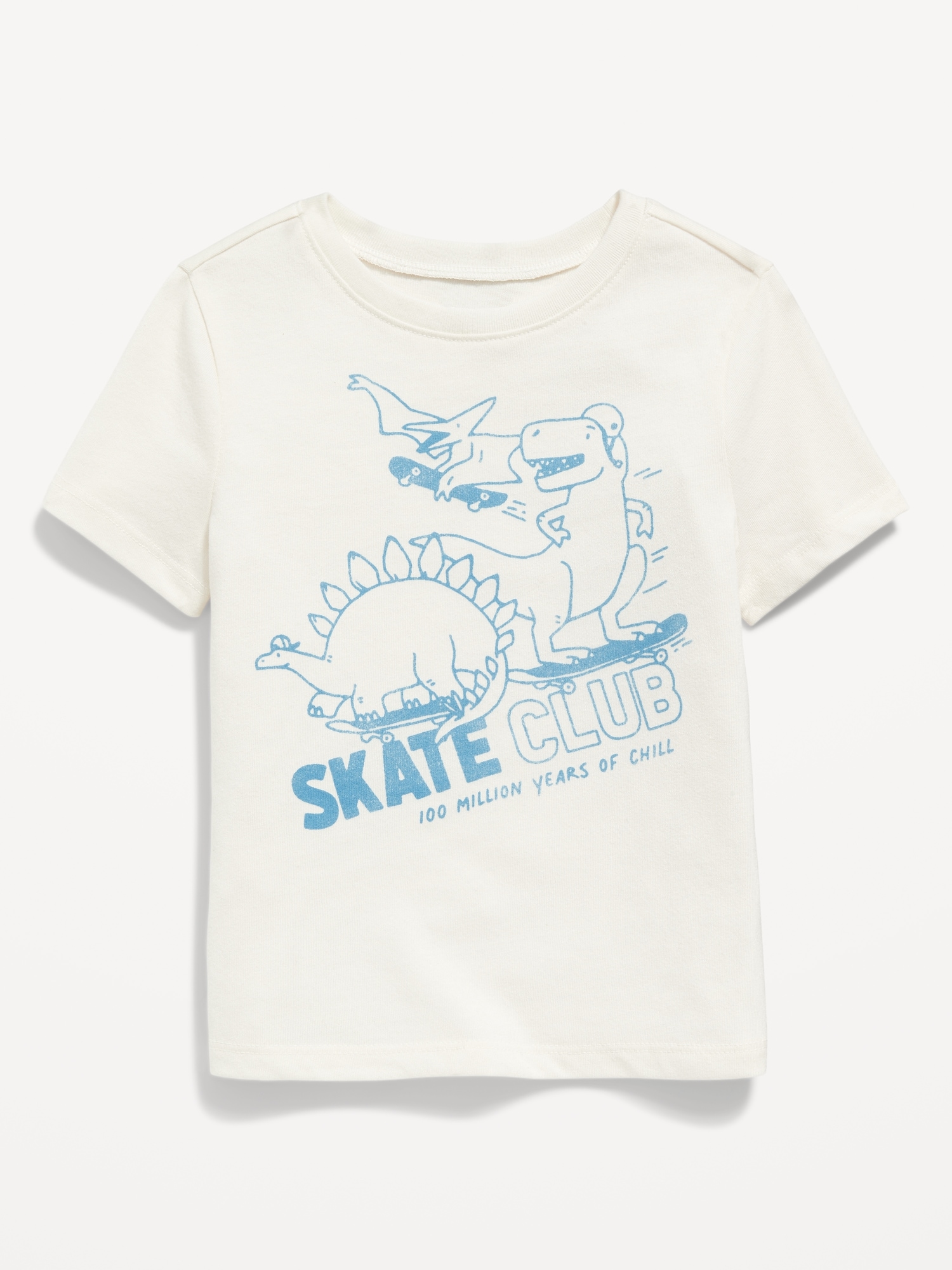 Old Navy Unisex Short-Sleeve Graphic T-Shirt for Toddler white. 1