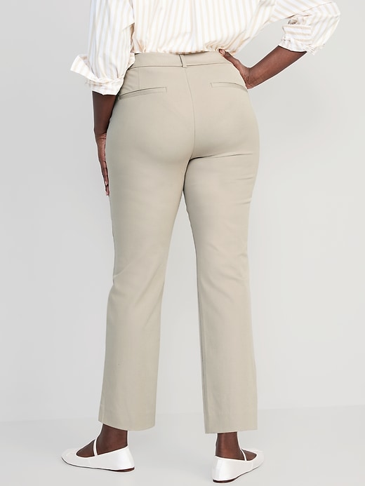 Image number 6 showing, High-Waisted Pixie Straight Ankle Pants