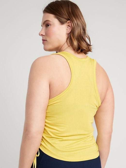 Image number 6 showing, UltraLite Ruched Tie Tank Top