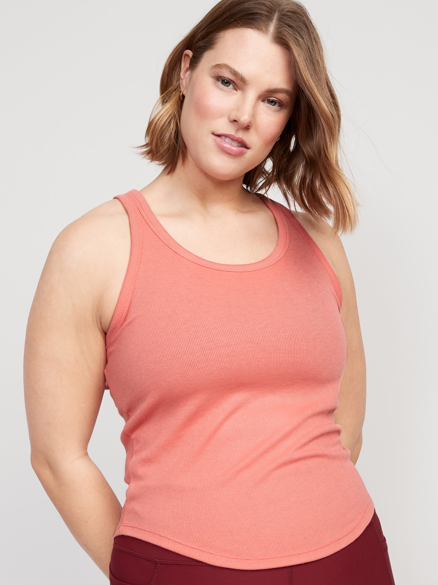 UltraLite Rib-Knit Racerback Tank Top | Old Navy