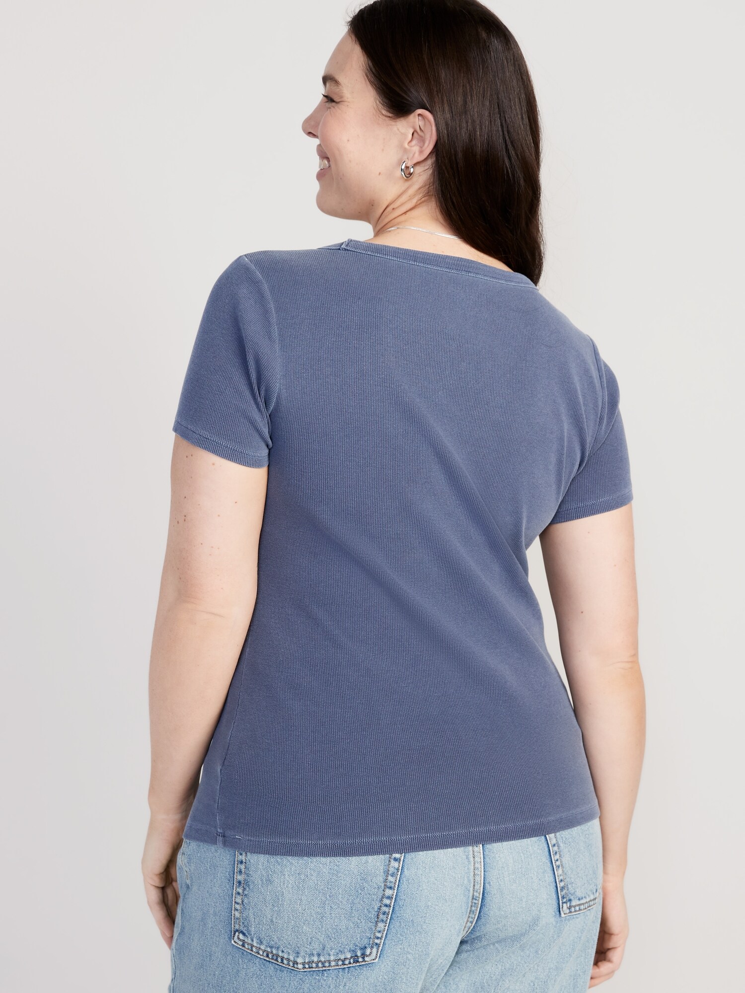 Fitted Scoop-Neck T-Shirt for Women | Old Navy