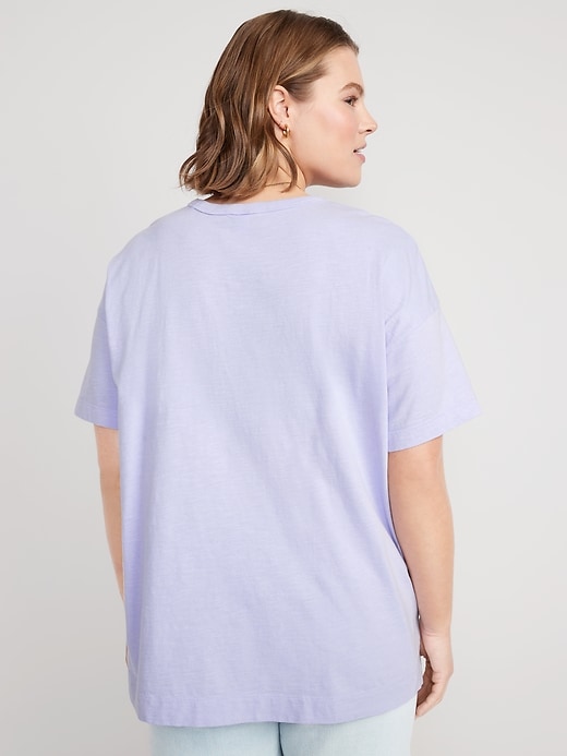Image number 6 showing, Oversized Vintage Slub-Knit Tunic T-Shirt
