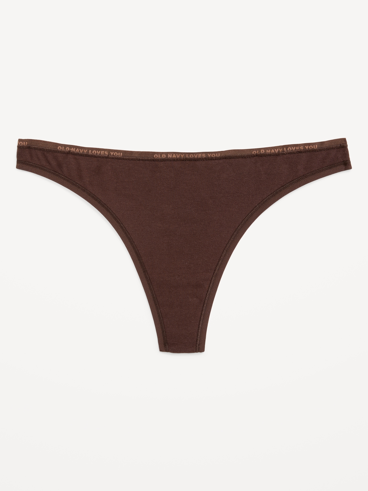 Old Navy - Low-Rise Logo Graphic Thong Underwear for Women brown