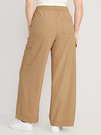 High-Waisted StretchTech Wide-Leg Cargo Pants for Women | Old Navy