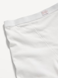View large product image 4 of 4. High-Waisted Rib-Knit Boyshort Boxer Briefs -- 3-inch inseam