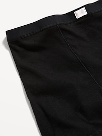 View large product image 3 of 3. High-Waisted Rib-Knit Boyshort Boxer Briefs -- 3-inch inseam