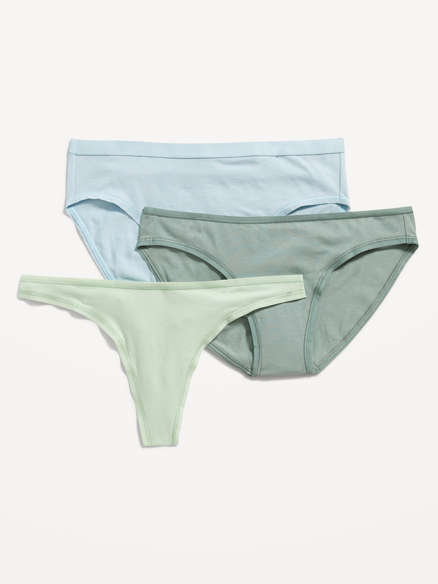 Cotton Blend Bikini Panty - 3 Pack