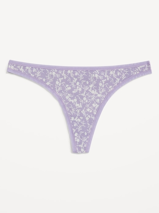 View large product image 1 of 3. Low-Rise Everyday Cotton Thong
