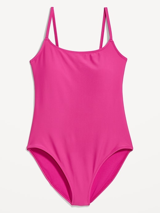 Image number 4 showing, Tie-Back One-Piece Cami Swimsuit