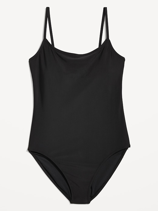 Image number 4 showing, Tie-Back One-Piece Cami Swimsuit