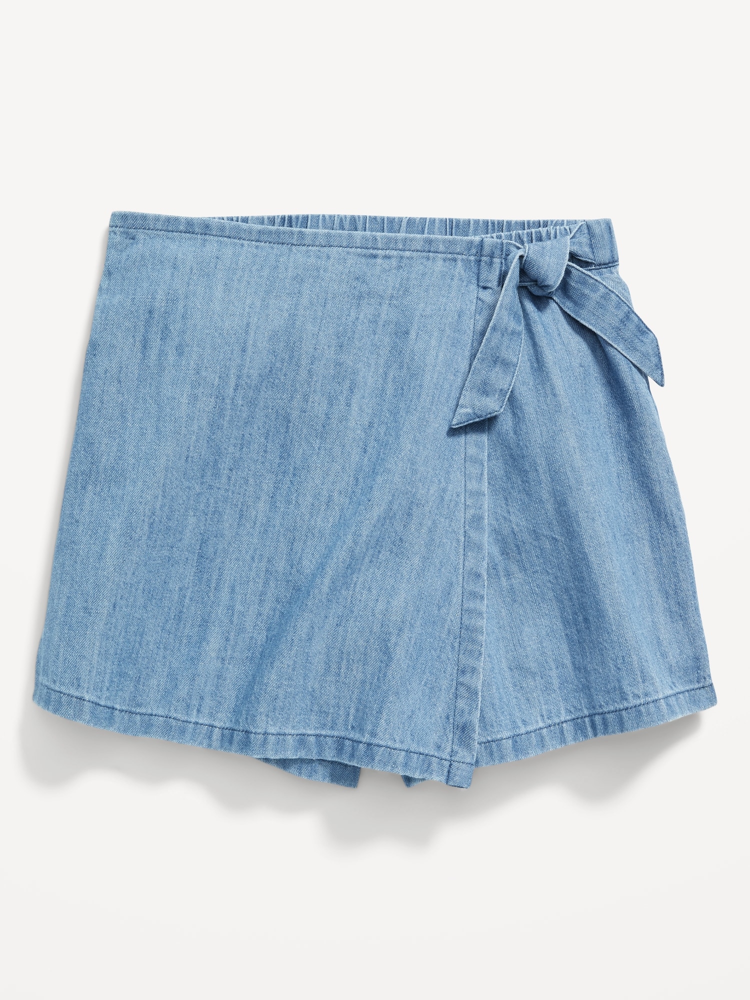 Chambray Wrap-Front Skort for Girls | Old Navy