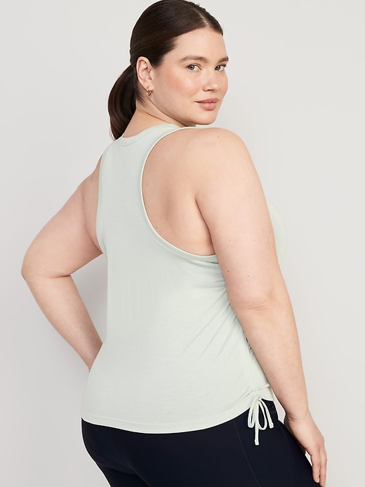 Image number 8 showing, UltraLite Ruched Tie Tank Top
