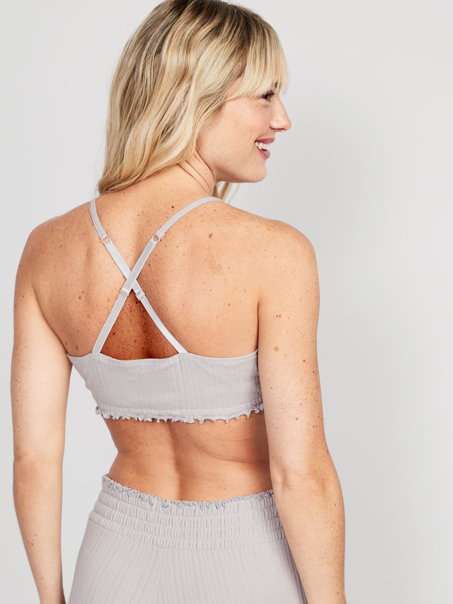 Old Navy Scoop-Neck Soft-Knit Bralette Top, 8 Old Navy Bralettes So  Pretty, We Won't Blame You For Lounging Shirtless From Now On