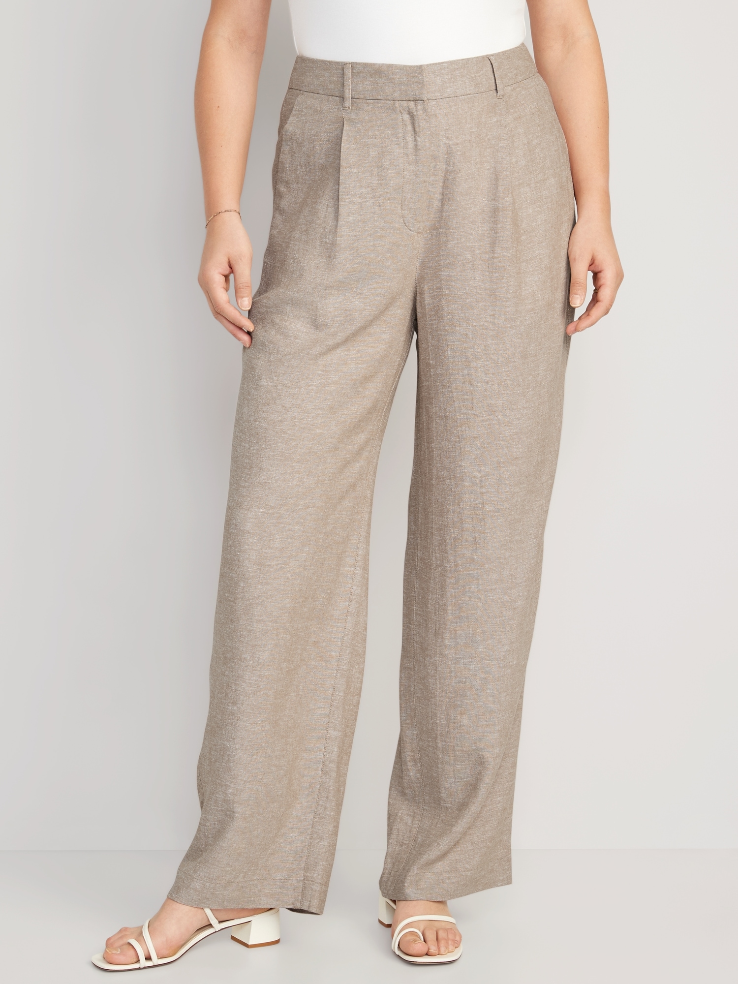 Old Navy Extra High-Waisted Pleated Taylor Wide-Leg Trouser Suit