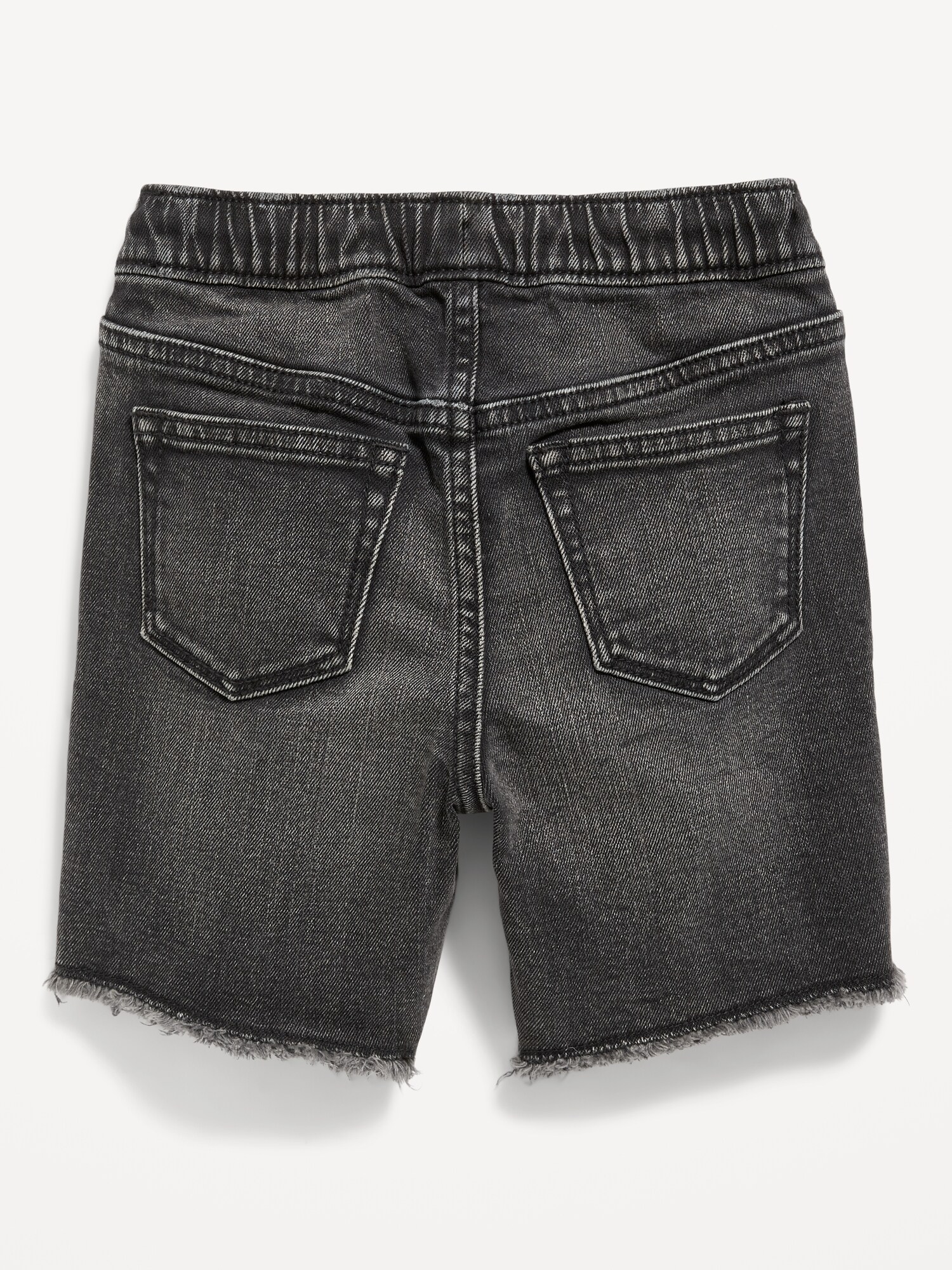 Unisex Functional Drawstring 360° Stretch PullOn Jean Shorts for