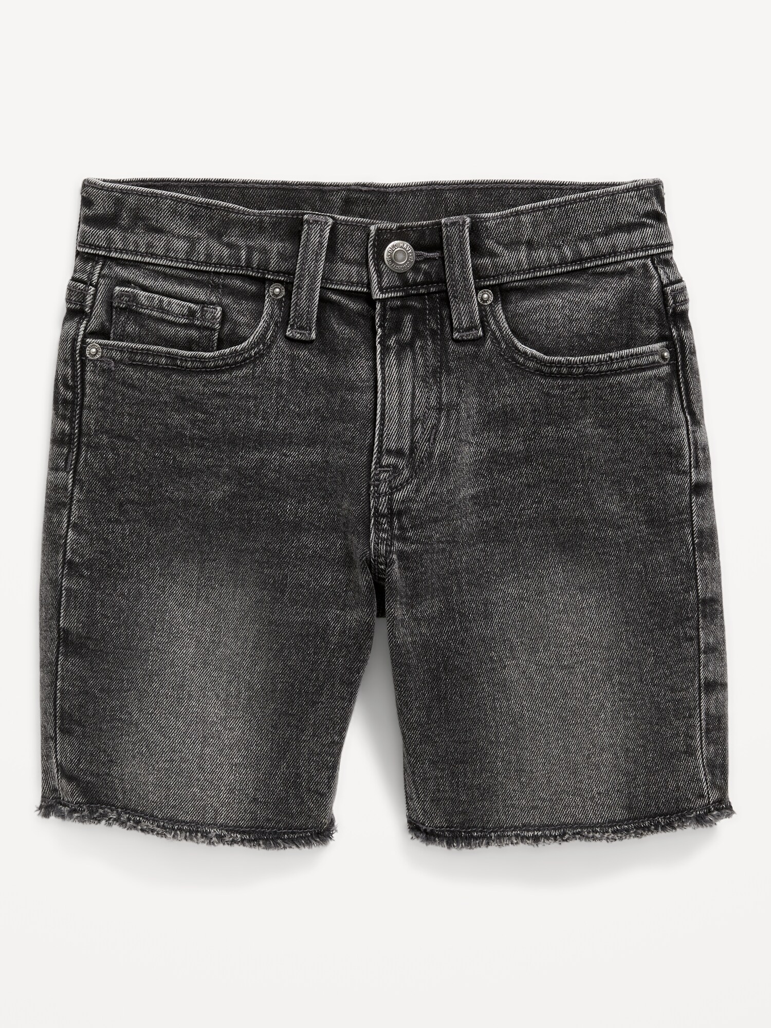 High-Waisted Cut-Off Jean Bermuda Shorts for Girls | Old Navy