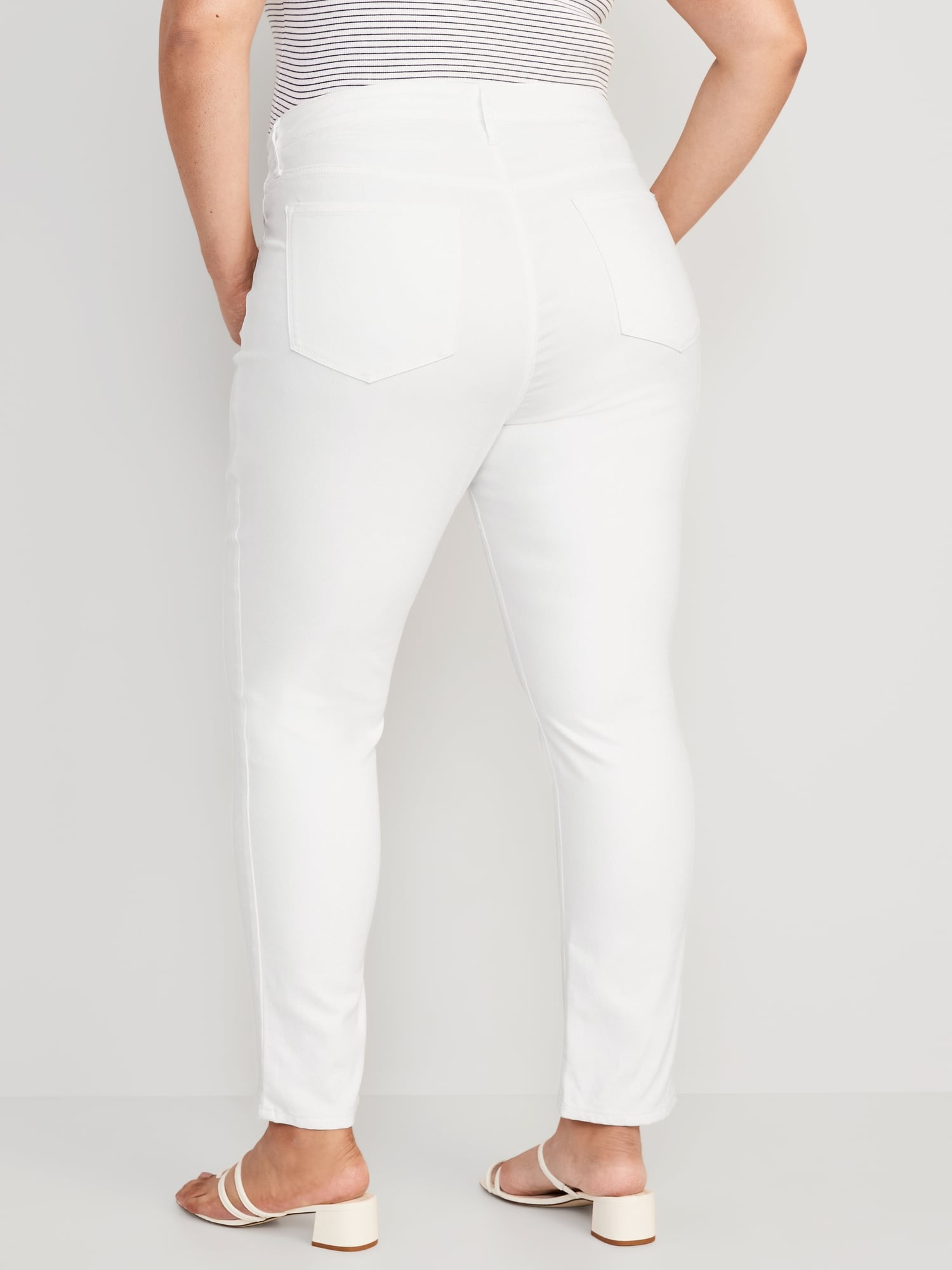 High-Waisted Wow Straight White Jeans for Women | Old Navy