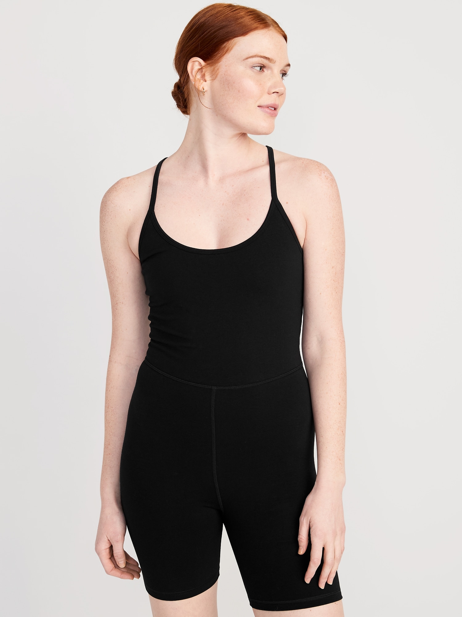 Old Navy PowerLite Lycra® ADAPTIV Short Bodysuit for Women -- 6-inch inseam