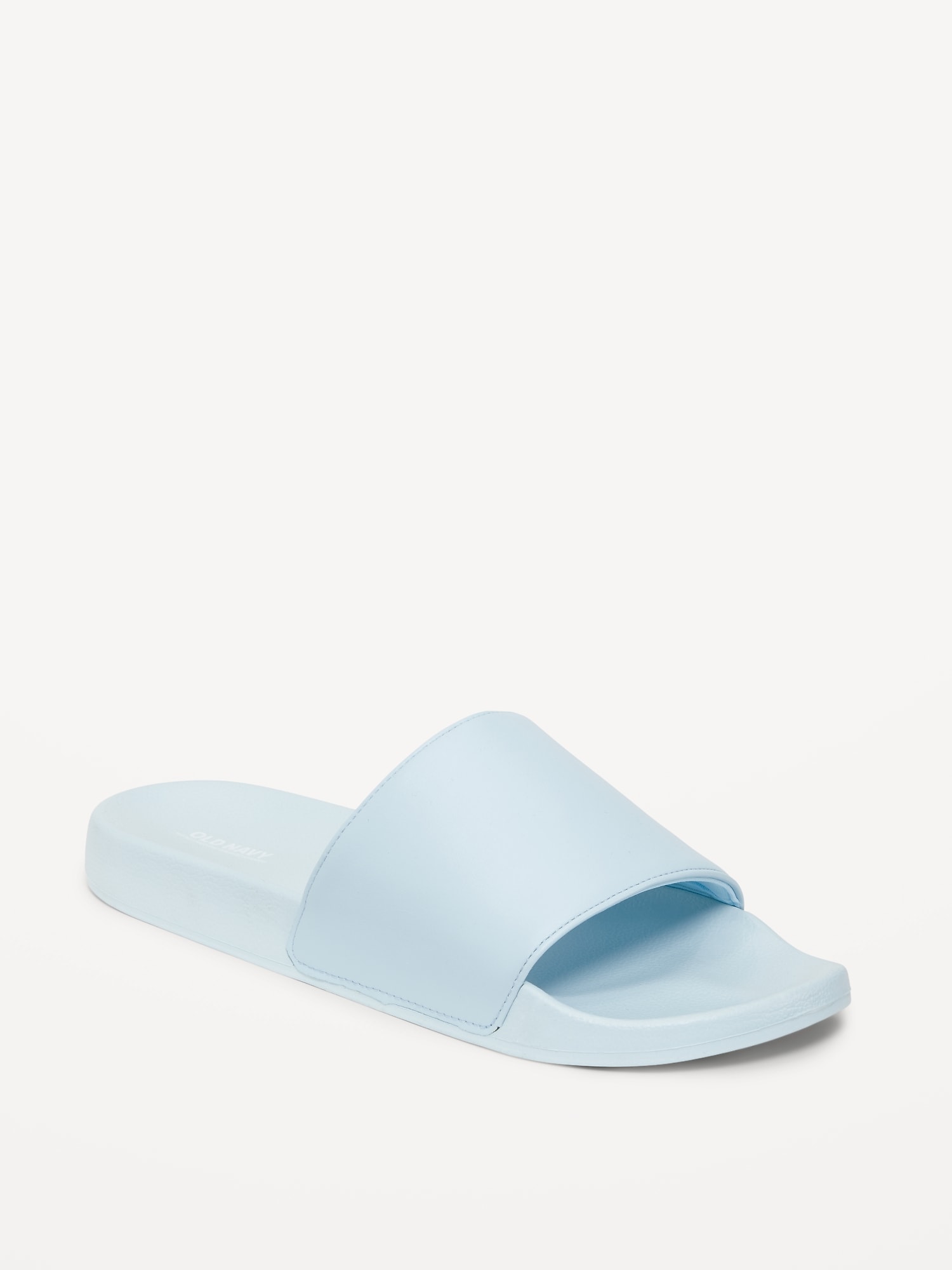 Old Navy Slide Sandals for Men (Partially Plant-Based) blue. 1