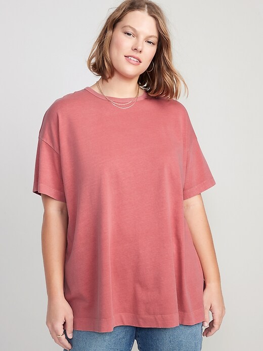 Image number 4 showing, Oversized Vintage Tunic T-Shirt for Women