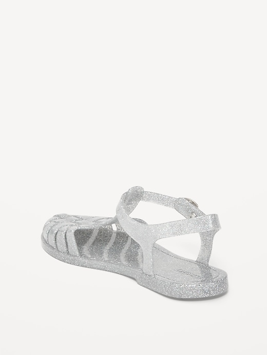 View large product image 2 of 2. Shiny-Jelly Fisherman Sandals for Girls