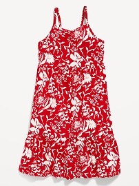 View large product image 3 of 3. Printed Jersey-Knit Swing Dress for Girls