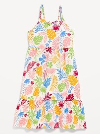 View large product image 3 of 3. Printed Jersey-Knit Swing Dress for Girls