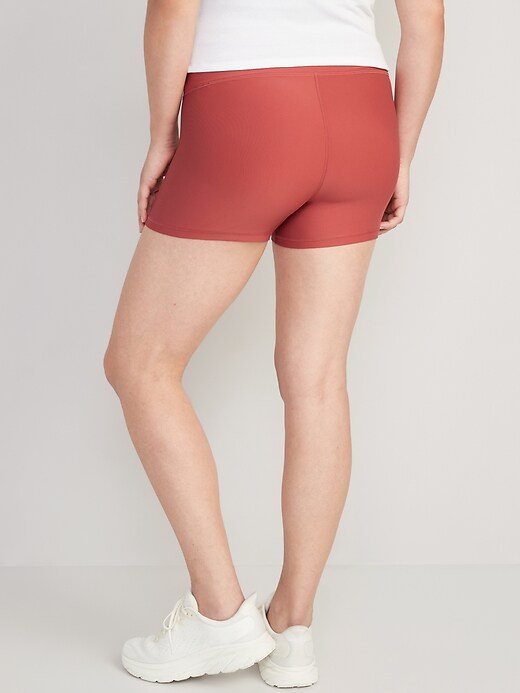 Image number 6 showing, High-Waisted PowerSoft Biker Shorts -- 3-inch inseam