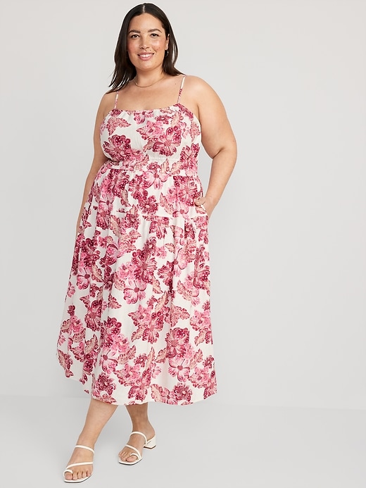 old navy pink linen dress Old Navy Size S Hot Pink Linen Blend Dress Sleeveless Button Up Pintucking