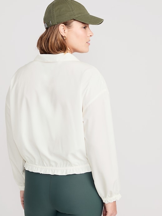 Image number 6 showing, StretchTech Packable Ruffle-Trim Jacket