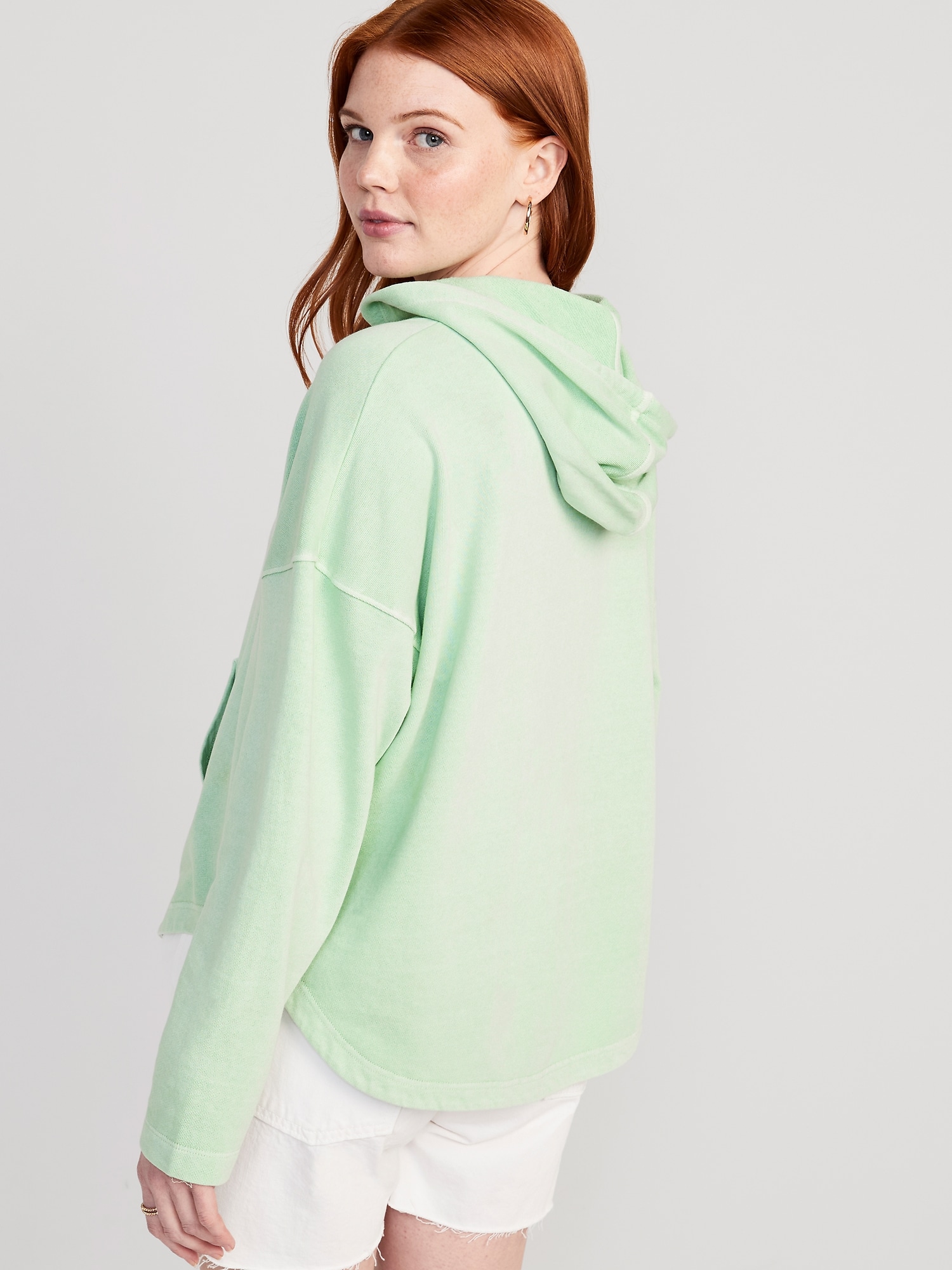 French Terry Tunic Hoodie | Old Navy