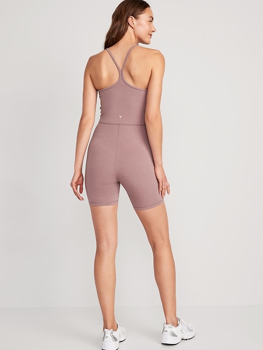 Image number 2 showing, PowerChill Racerback Bodysuit -- 6-inch inseam