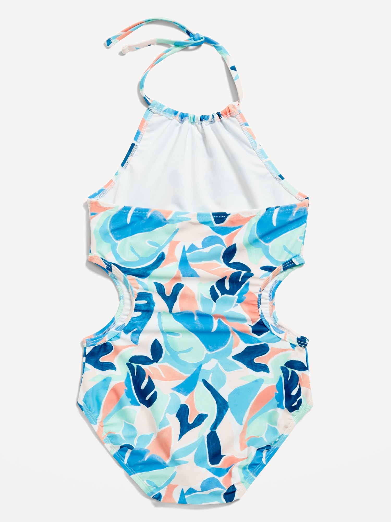 Girls on sale halter swimsuit