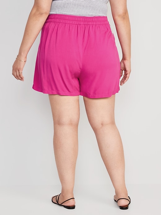 Image number 8 showing, High-Waisted Playa Shorts -- 4-inch inseam