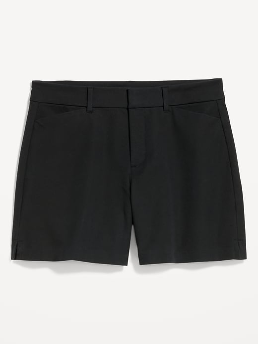 Image number 4 showing, High-Waisted Pixie Trouser Shorts -- 5-inch inseam